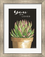 You Are Loved Cactus Fine Art Print
