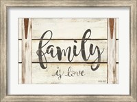 Family is Love Fine Art Print