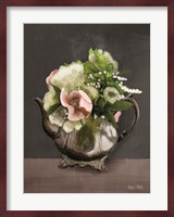 Vintage Floral Tea Pot Fine Art Print
