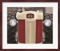 Tractor Close Up MF40 Fine Art Print