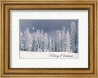 Lava Mountain Merry Christmas Fine Art Print