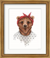 Bear in Bandana Fine Art Print