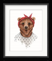 Bear in Bandana Fine Art Print