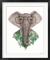 Elephant in Eye Glasses Fine Art Print