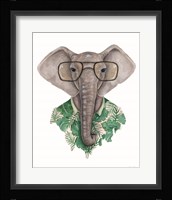 Elephant in Eye Glasses Fine Art Print