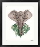 Elephant in Eye Glasses Fine Art Print