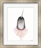 Narwhal in a Nightgown Fine Art Print