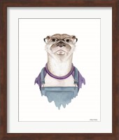 Otter in Overalls Fine Art Print