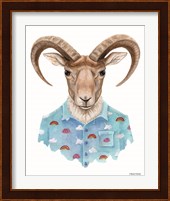 Uriel in a Unicorn Shirt Fine Art Print