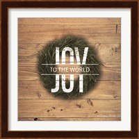 Joy to the World with Wreath Fine Art Print