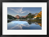 Partially Thawed Tarn, Yellow Aster Butte Basin, North Cascades, Washington State Fine Art Print