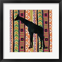 African Animal III Jewel Framed Print