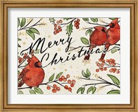 Christmas Lovebirds VIII Crop Fine Art Print
