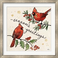 Christmas Lovebirds X Fine Art Print
