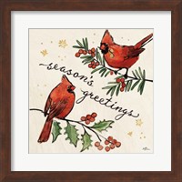 Christmas Lovebirds X Fine Art Print