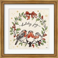 Christmas Lovebirds IV Fine Art Print