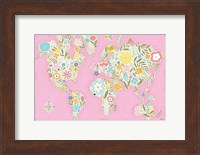 Floral World Pink Fine Art Print