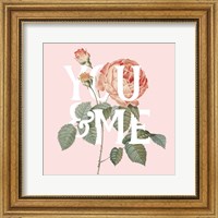 Botanical Pink Rose II You Fine Art Print