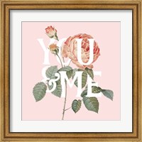 Botanical Pink Rose II You Fine Art Print