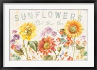 Floursack Autumn IX Sunflowers Fine Art Print