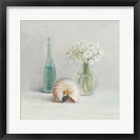 Light White Flower Spa Framed Print