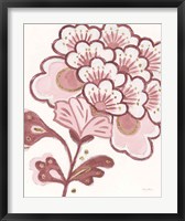 Flora Chinoiserie V Pink Fine Art Print