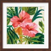 Tropical Jewels II v2 Pink Crop Fine Art Print