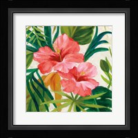 Tropical Jewels II v2 Pink Crop Framed Print
