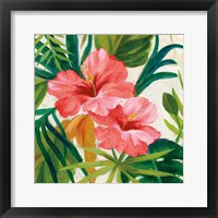 Tropical Jewels II v2 Pink Crop Framed Print