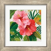 Tropical Jewels I v2 Pink Crop Fine Art Print