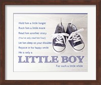 Little Boy Poem Fine Art Print