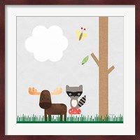 Woodland Animals I Fine Art Print