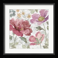 Springtime Bloom II Dark Framed Print