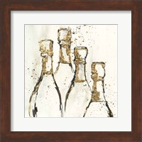Champagne is Grand II Gold Fine Art Print