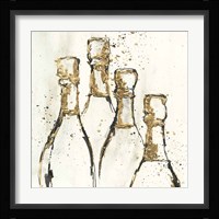 Champagne is Grand II Gold Fine Art Print