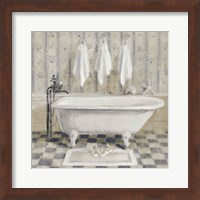 Victorian Bath IV White Tub Fine Art Print