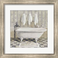 Victorian Bath IV White Tub Fine Art Print