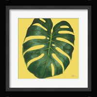 Welcome to Paradise XIII Yellow Framed Print