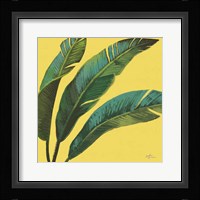 Welcome to Paradise XI Yellow Framed Print