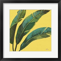 Welcome to Paradise XI Yellow Framed Print
