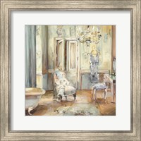 Boudoir Bath II Gray Fine Art Print