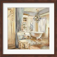 Boudoir Bath I Gray Fine Art Print