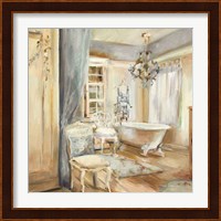 Boudoir Bath I Gray Fine Art Print