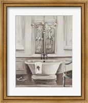 Classical Bath III Gray Fine Art Print