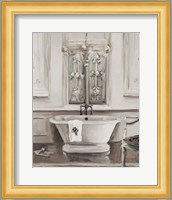 Classical Bath III Gray Fine Art Print