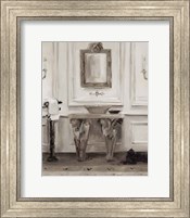 Classical Bath I Gray Fine Art Print