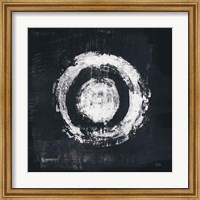 Zen Circle II Black Crop Fine Art Print