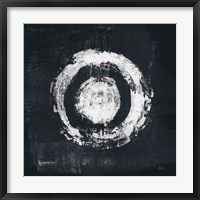 Zen Circle II Black Crop Fine Art Print