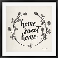 Happy to Bee Home I Words Neutral Fine Art Print