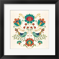 Folk Floral III v2 Fine Art Print